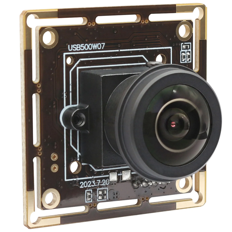 5MP USB Camera Module IMX335 Sensor 30fps with Fisheye Lens 200 Degree - Click Image to Close